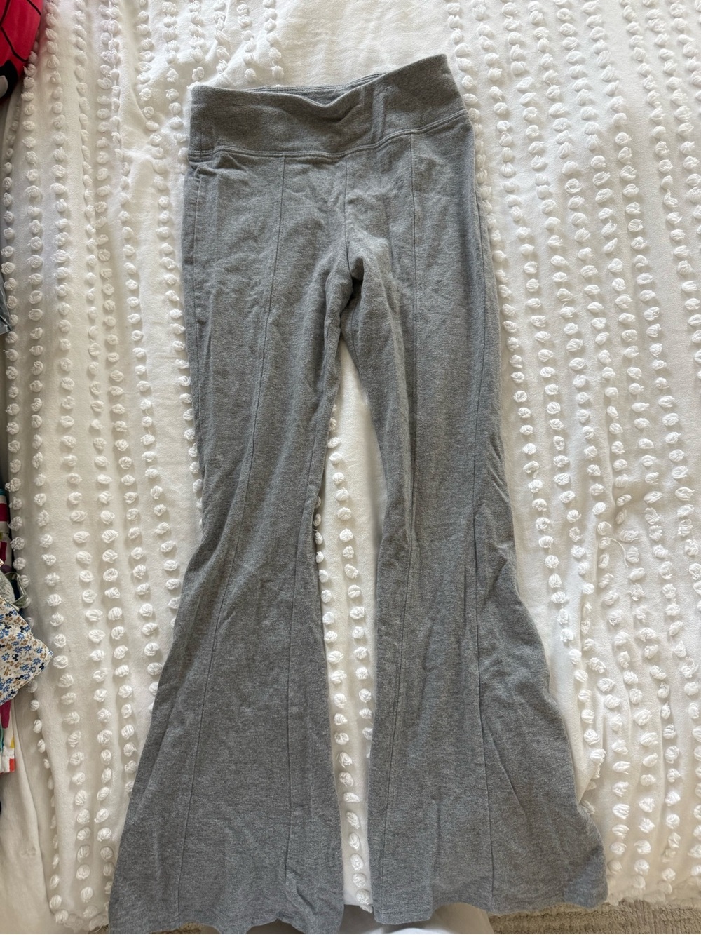 art class Gray Flared Leggings for Kids